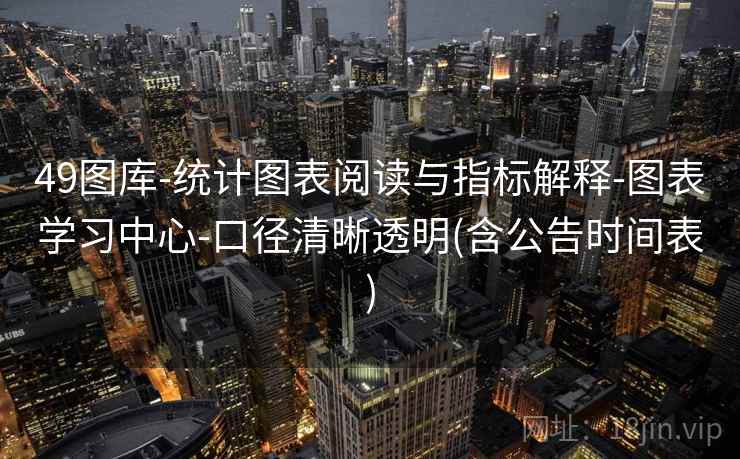 49图库-统计图表阅读与指标解释-图表学习中心-口径清晰透明(含公告时间表)  第2张